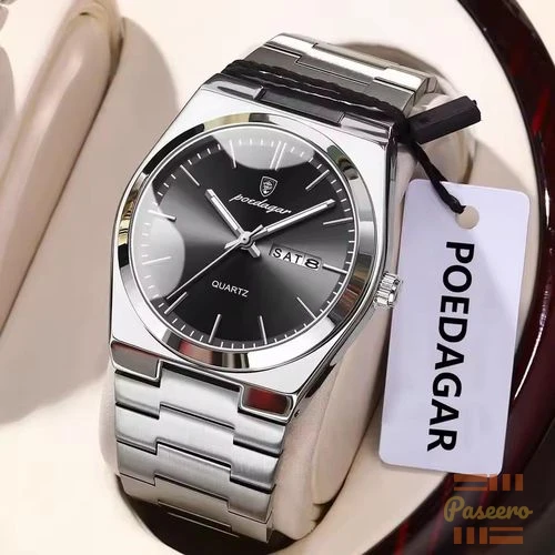 Poedagar Men Watch black face1