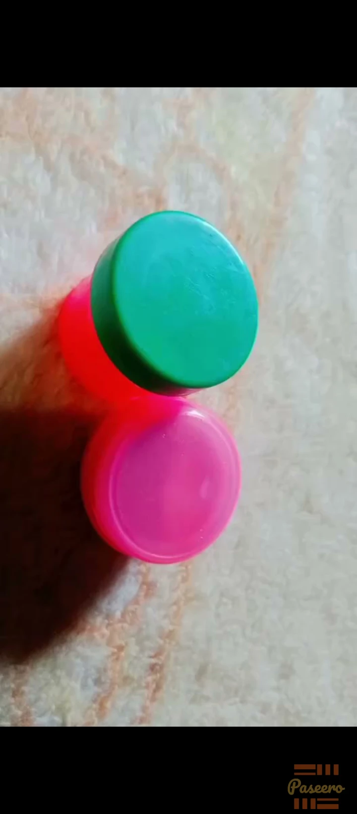 Pink lip balm and lip scrub1