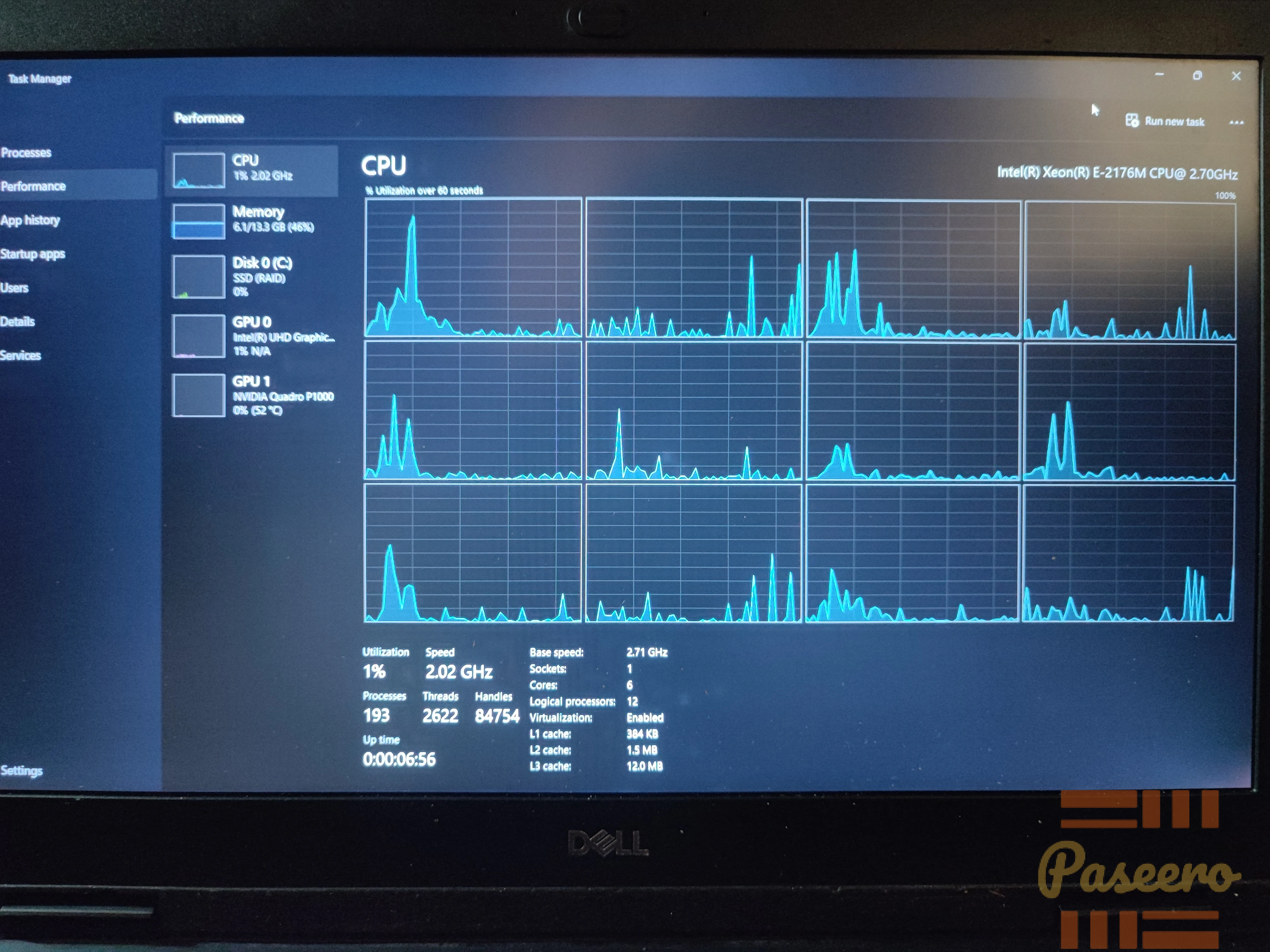 Dell precision 7530 4gb dedicated4