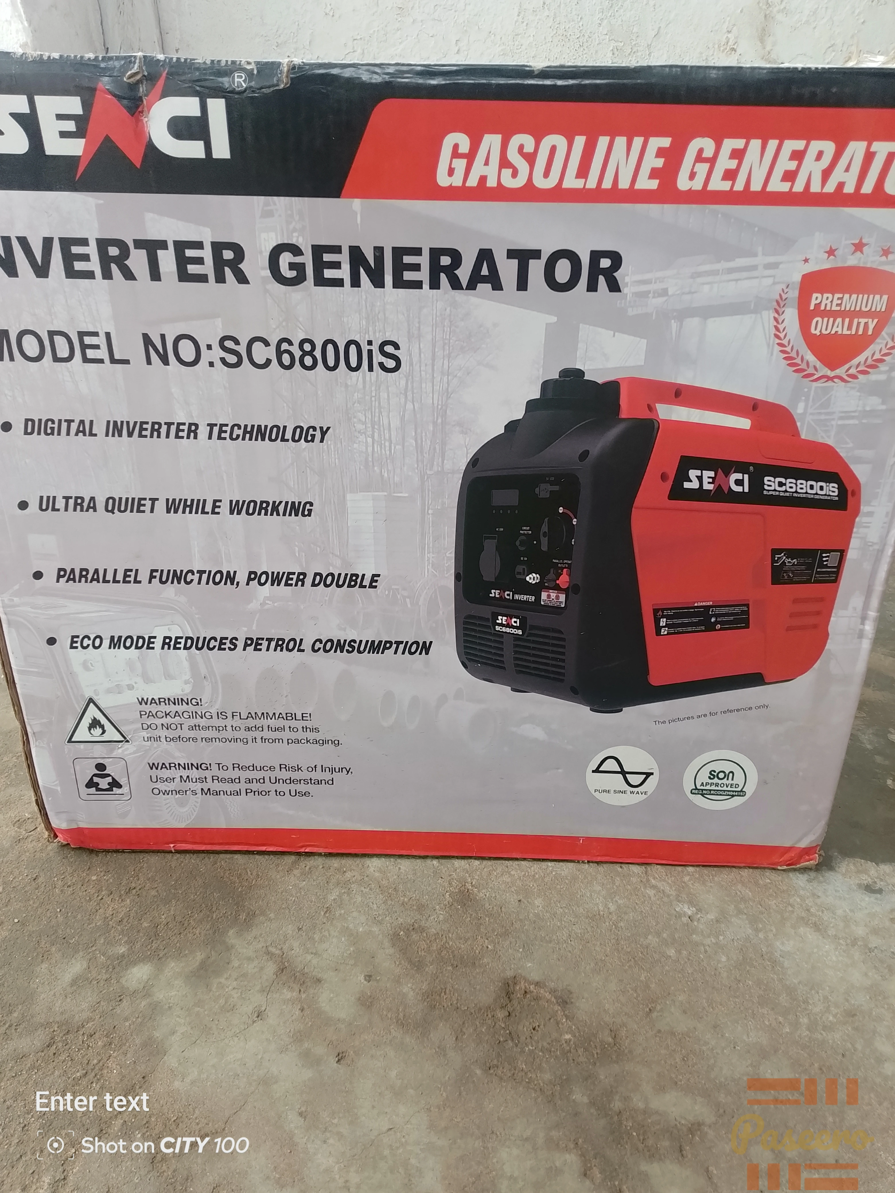 SENCI INVERTER GENERATOR