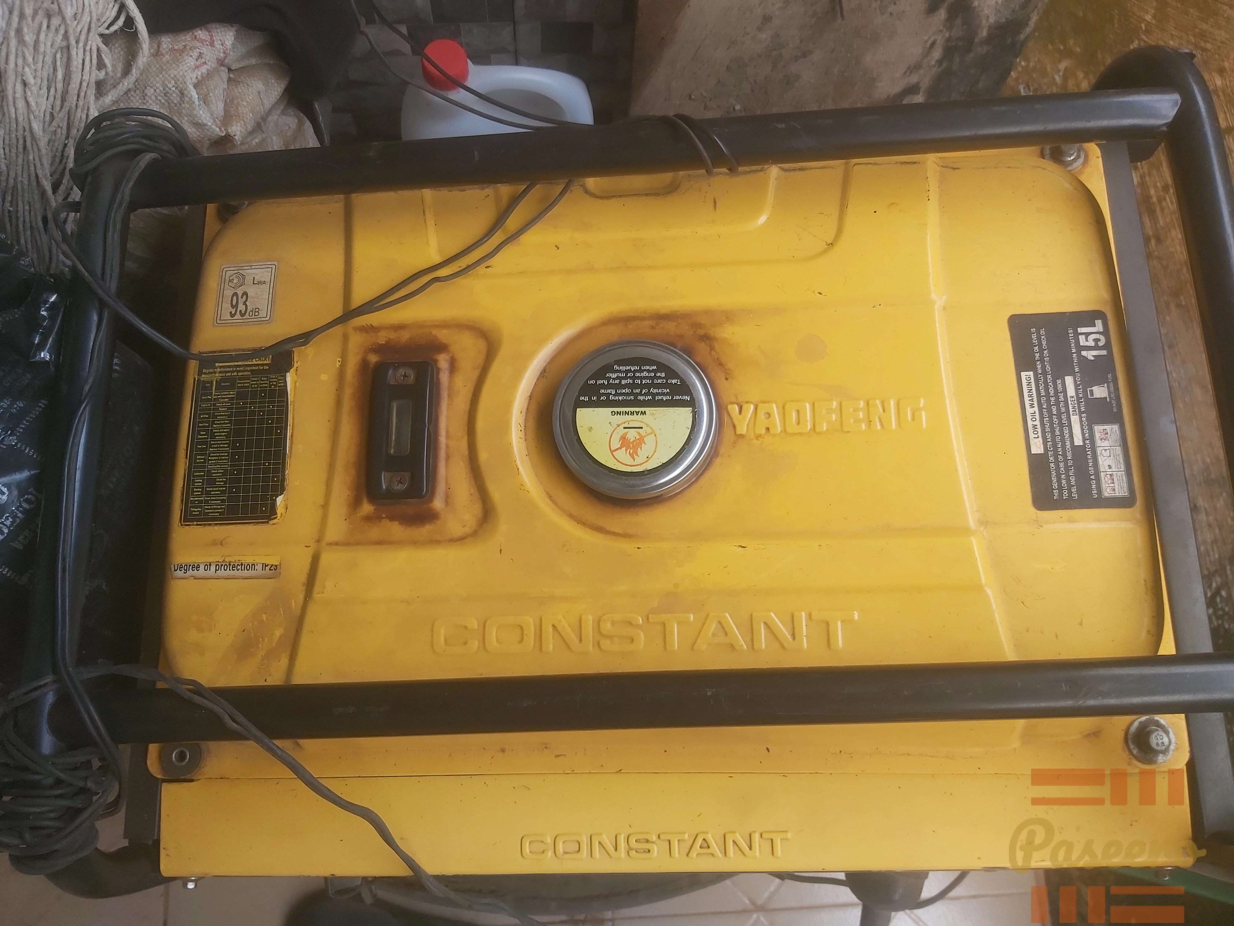 Used Elepaq SV6800E2, 4.5KVA Generator for sell1