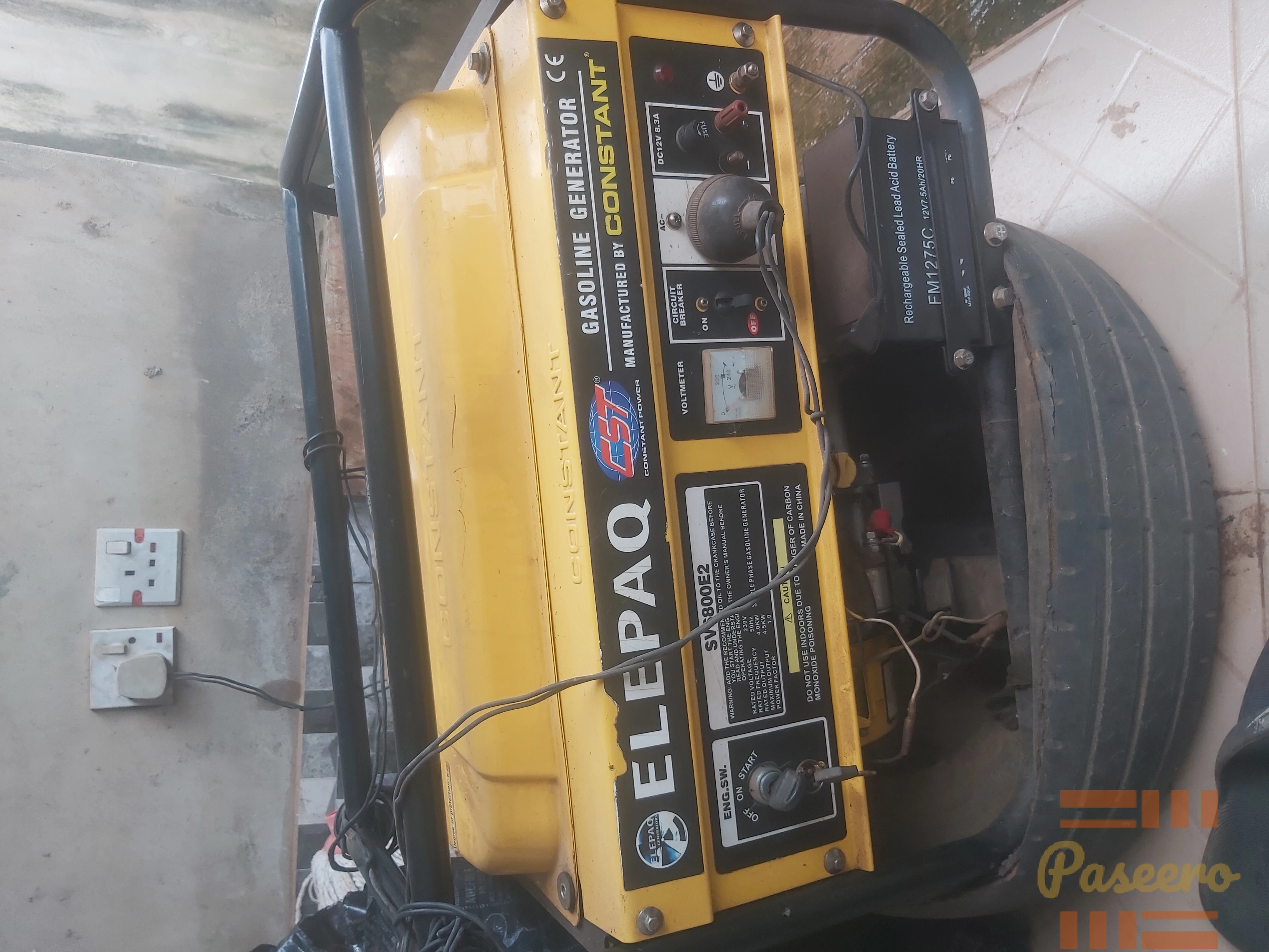 Used Elepaq SV6800E2, 4.5KVA Generator for sell2
