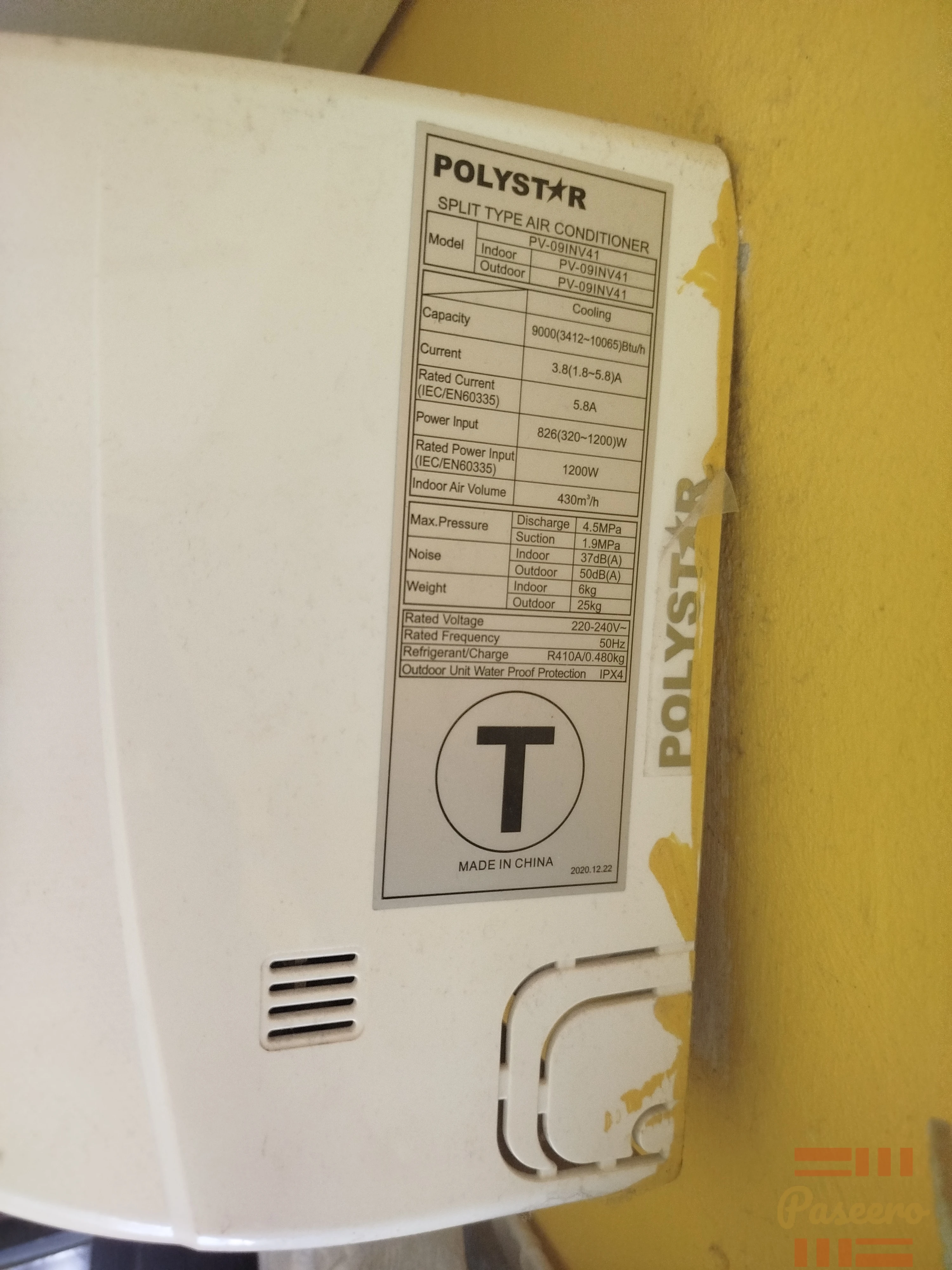 Used 1hp Dual Inverter Polystar AC3