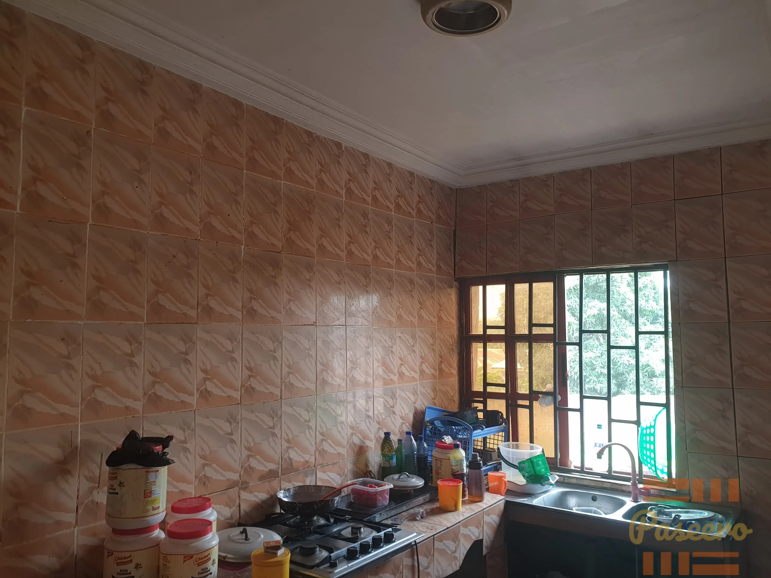 Twin 3 bedroom flat for sale with an uncompleted mini duplex at the back6