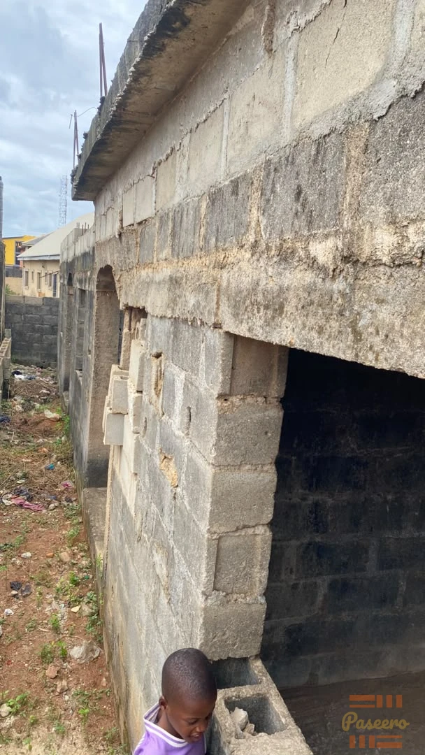 3 units of a room and parlour self, facing major road for sale3