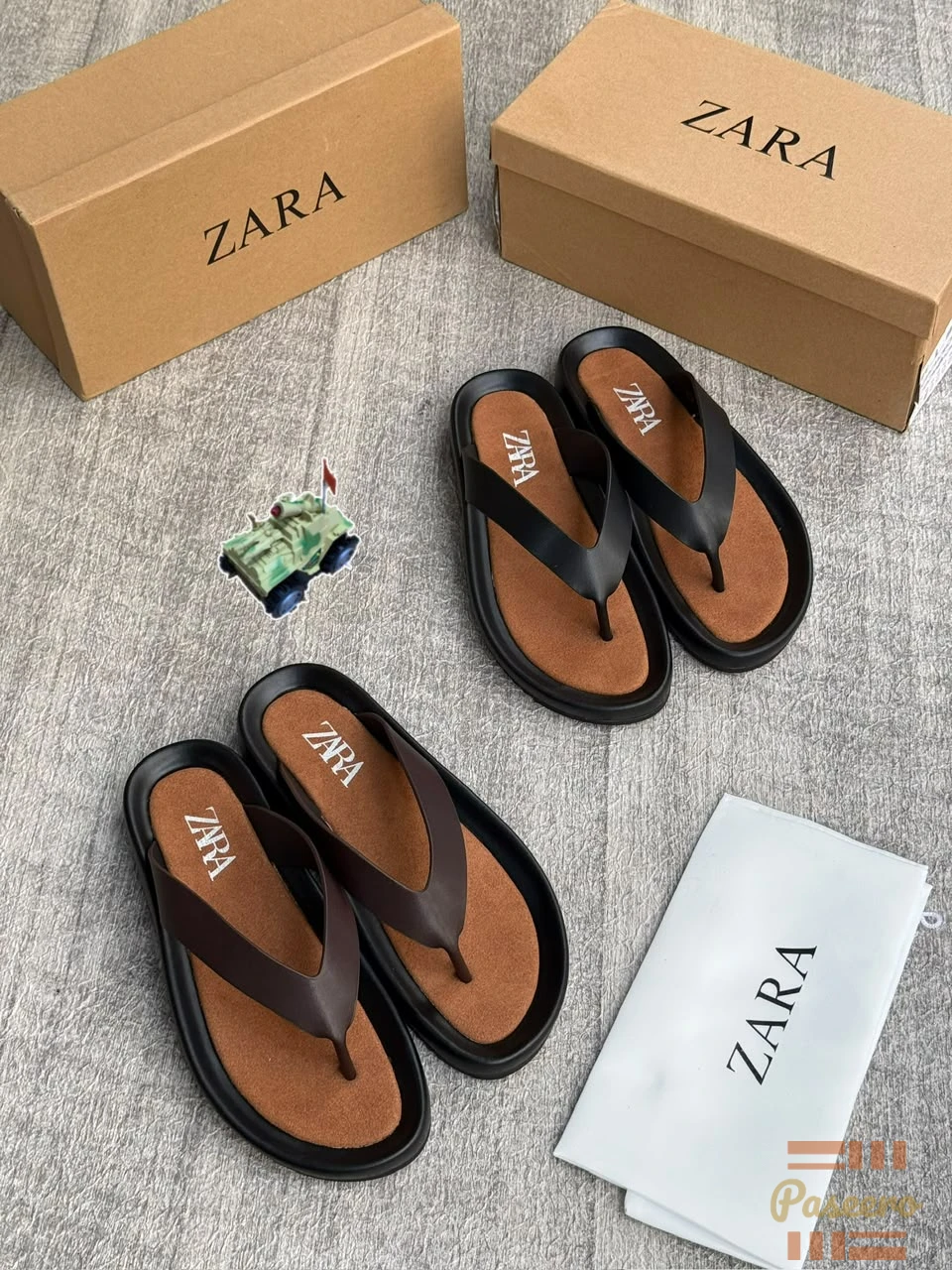 Zara men's slide slippers1