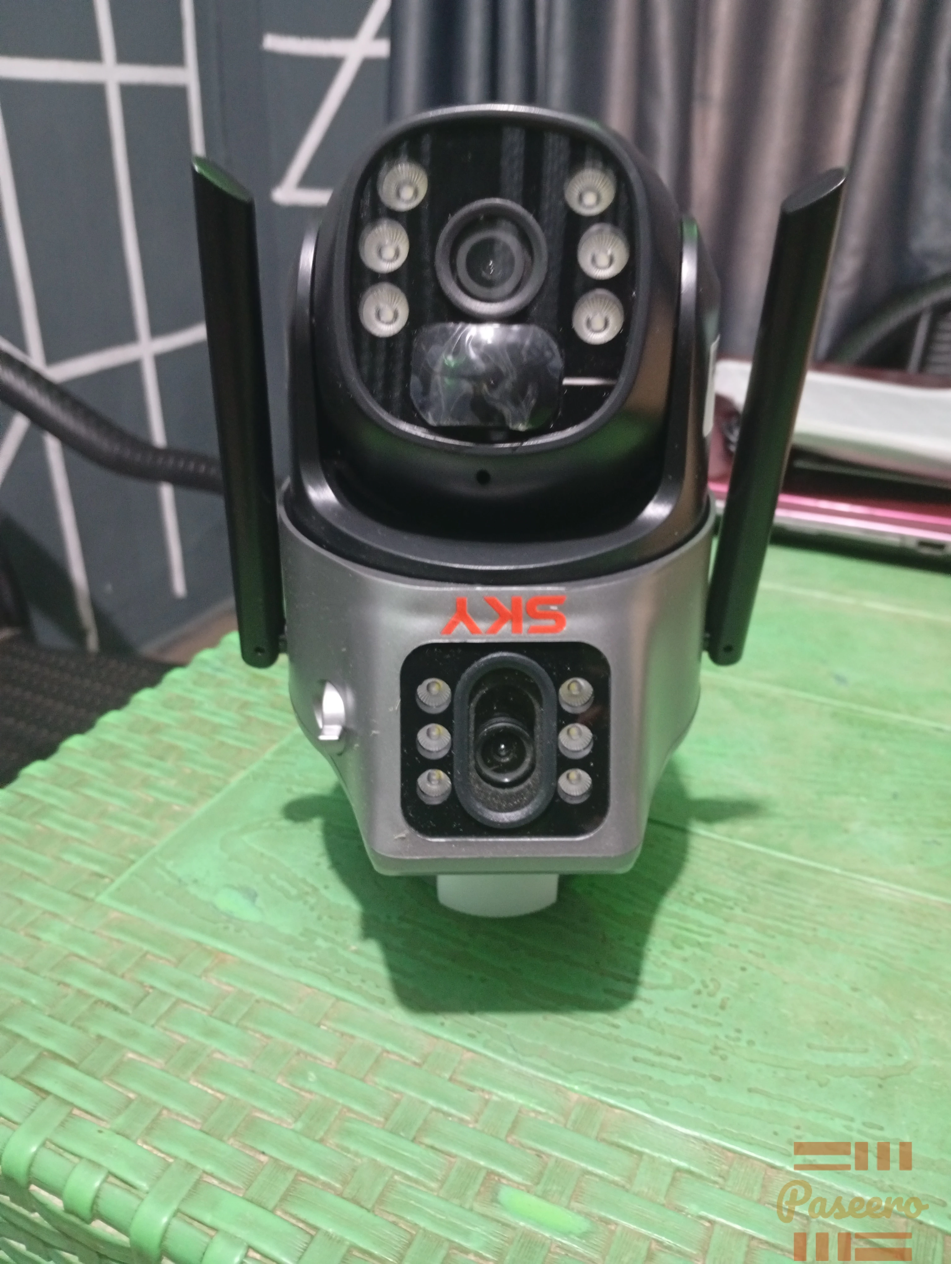 Dual Lens Solar CCTV Camera