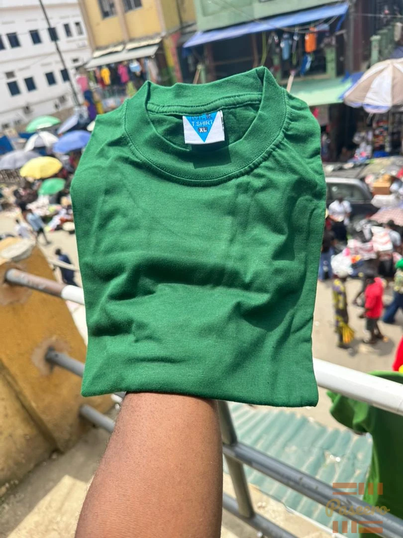 Unisex Green Roundneck