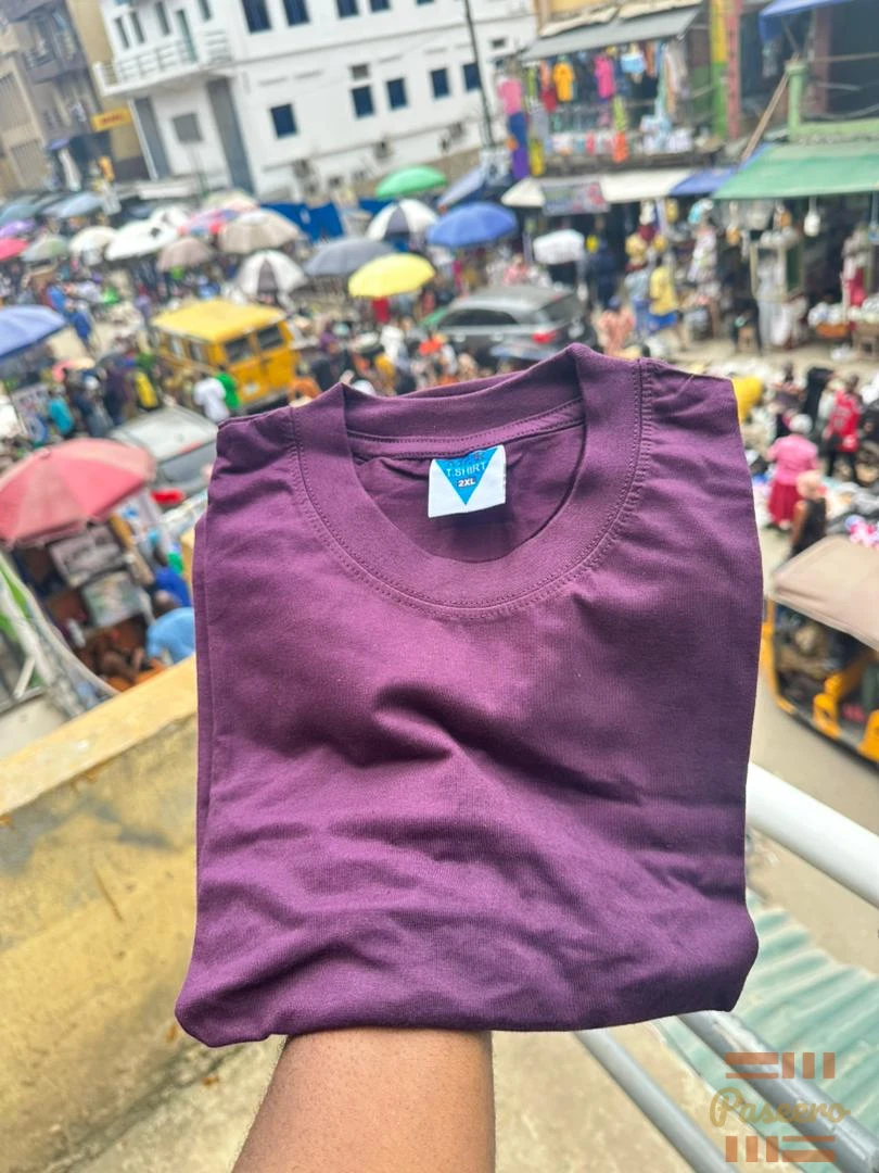 Unisex Purple Roundneck